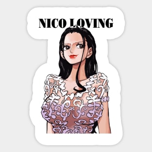 Nico Robin One Piece Fashion Sticker